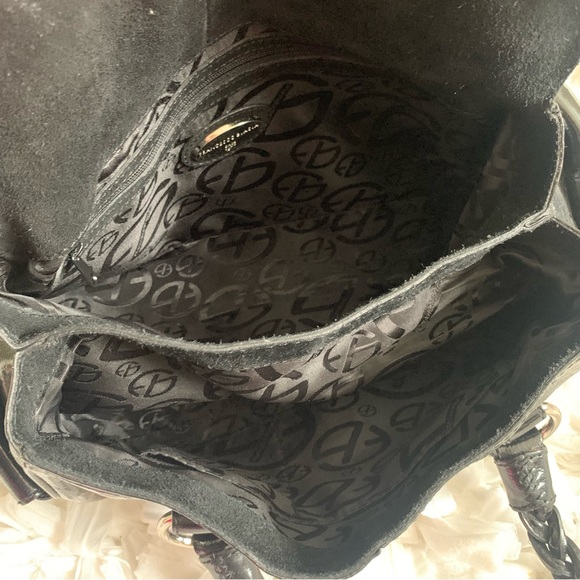 Francesco Biasia Handbag Patent Cowhide Leather - Picture 8 of 9